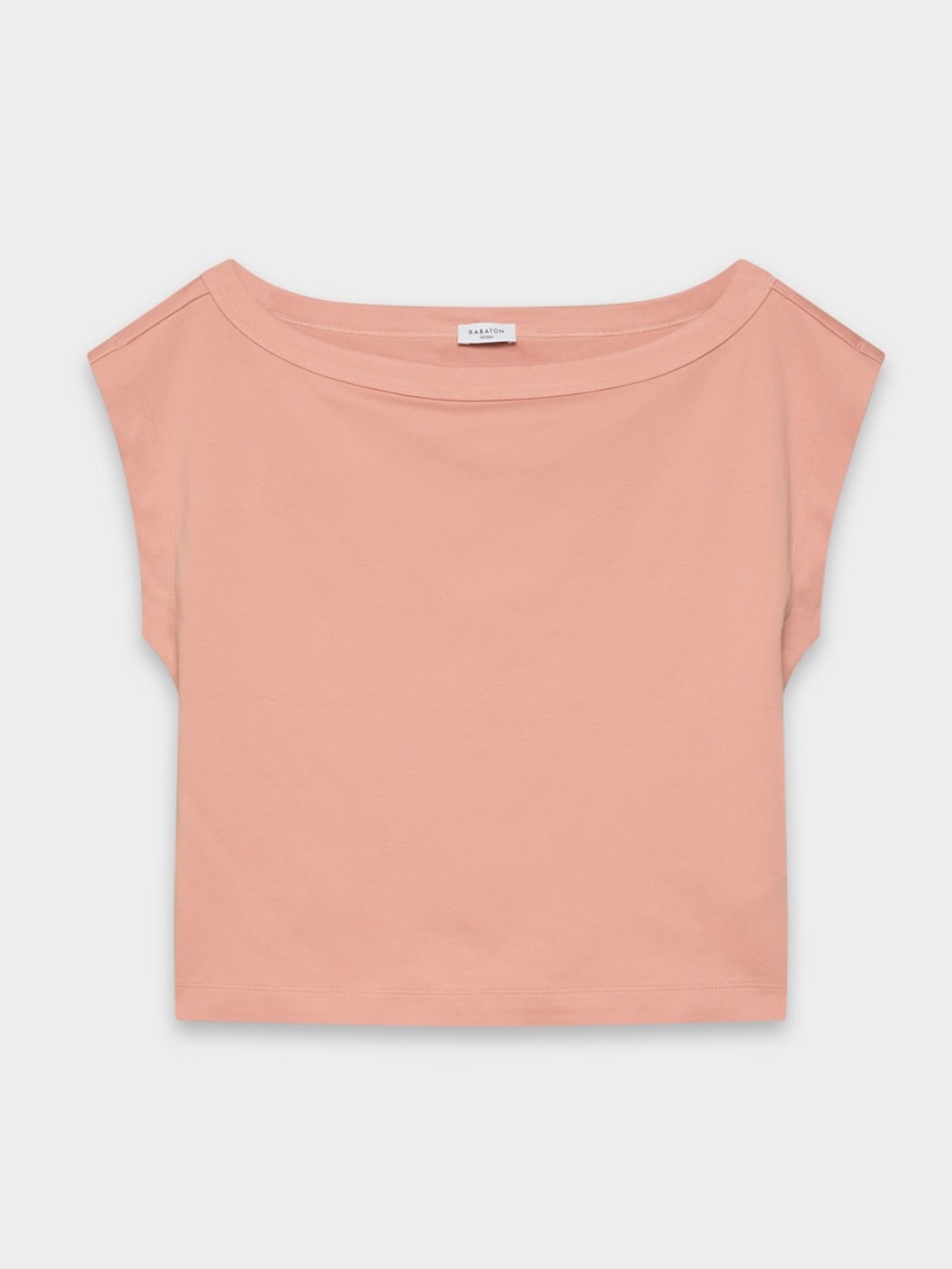 Aritzia - Babaton Interlock Cotton, Off-Shoulder top, soft pink LARGE - Picture 5 of 15